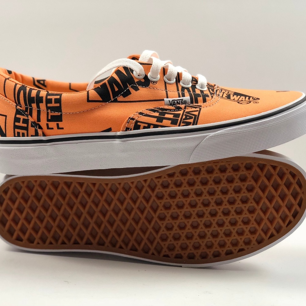 Vans Era Logo Mix Tangerine/Black Sneakers - Picture 6 of 9